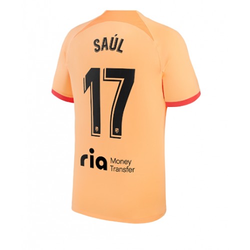 Dres Atletico Madrid Saul Niguez #17 Rezervni 2022-23 Kratak Rukav